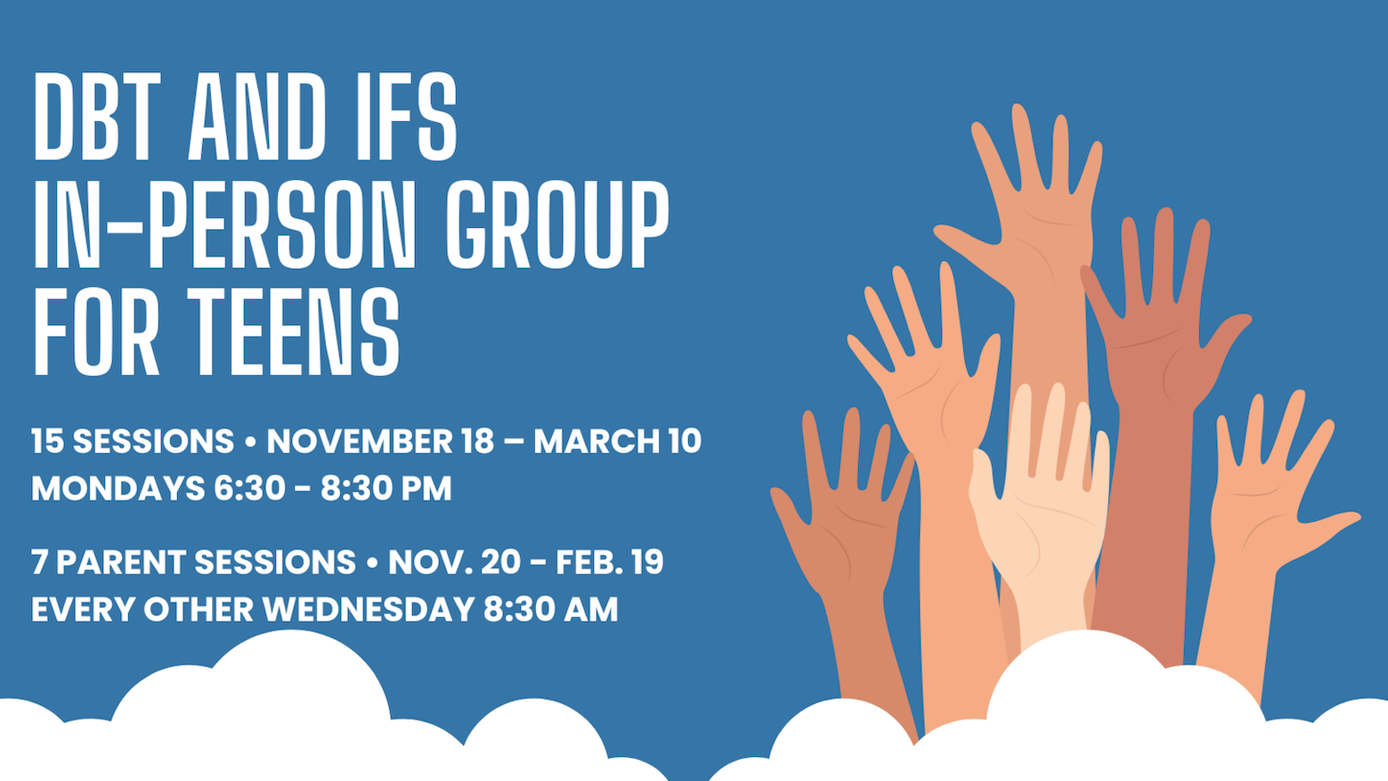 DBT & IFS IN PERSON GROUPS FOR TEENS